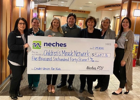 Neches Federal Credit Union Check Presentation